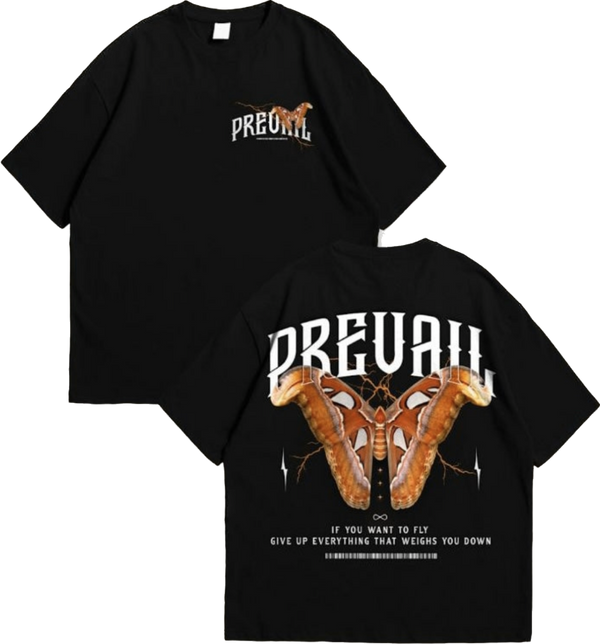 Orange Prevail Butterfly T-Shirt