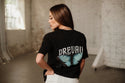 Blue Prevail Butterfly T-Shirt